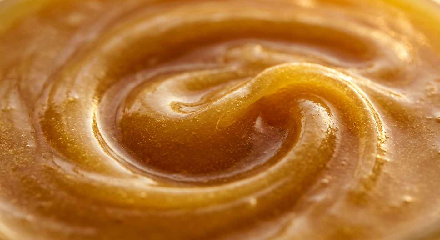 Golden ghee texture swirl